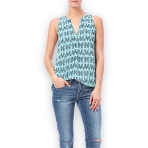 Joie Aruna Tribal Silk Tank Size XS NWOT